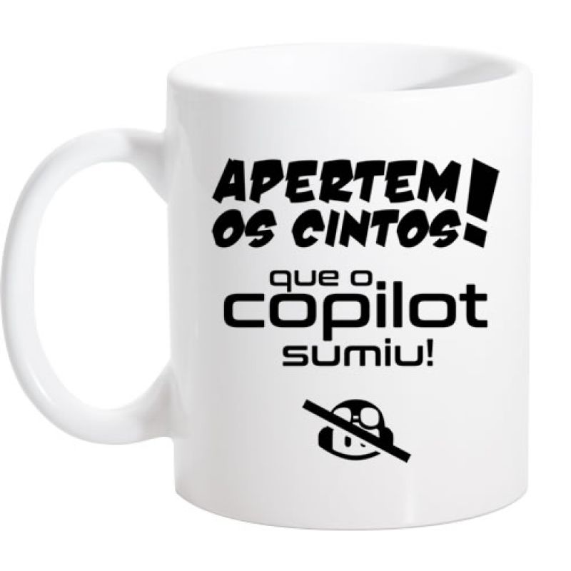 Caneca de Porcelana Copilot